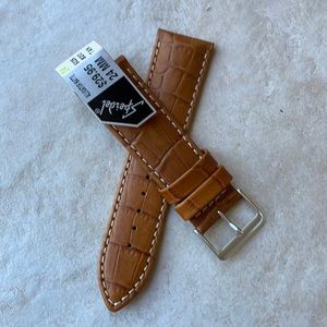 Watch band 24mm Spidel brown leather band